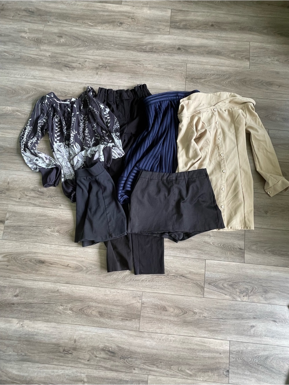 Mixed Women's Clothing Lot - Black, Navy & Beige Pieces
